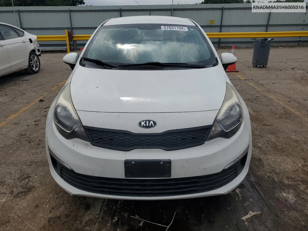 KNADM4A31H6005316 2017 Kia Rio Lx