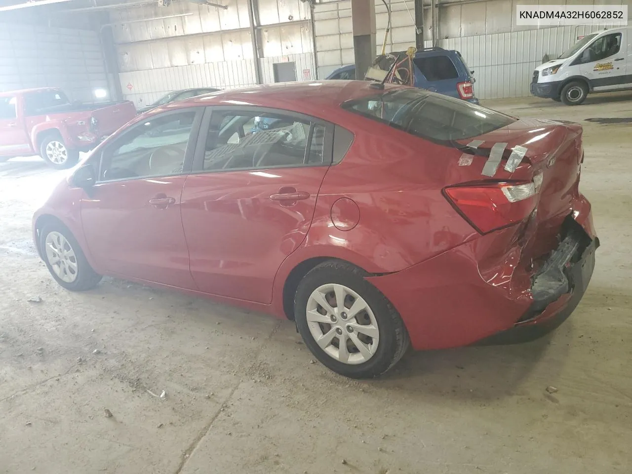 2017 Kia Rio Lx VIN: KNADM4A32H6062852 Lot: 63861124