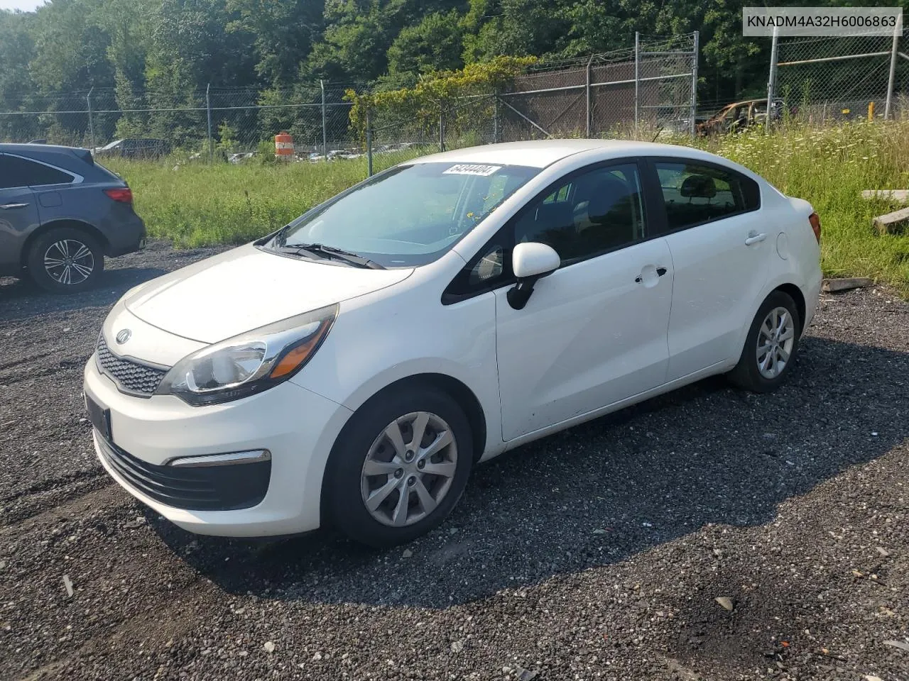 2017 Kia Rio Lx VIN: KNADM4A32H6006863 Lot: 64344404