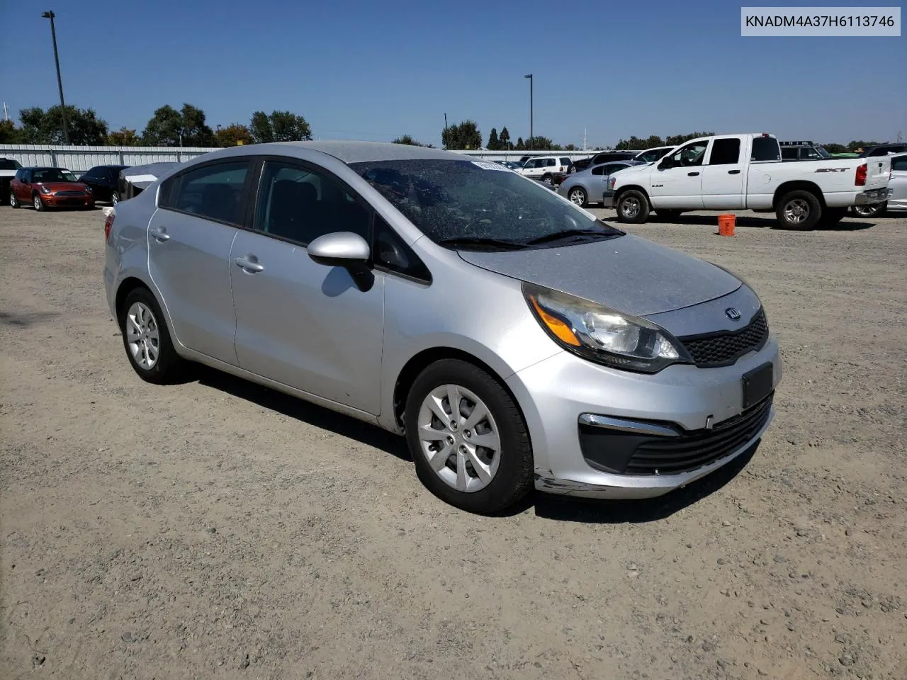 2017 Kia Rio Lx VIN: KNADM4A37H6113746 Lot: 69162244