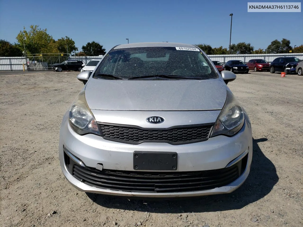 2017 Kia Rio Lx VIN: KNADM4A37H6113746 Lot: 69162244