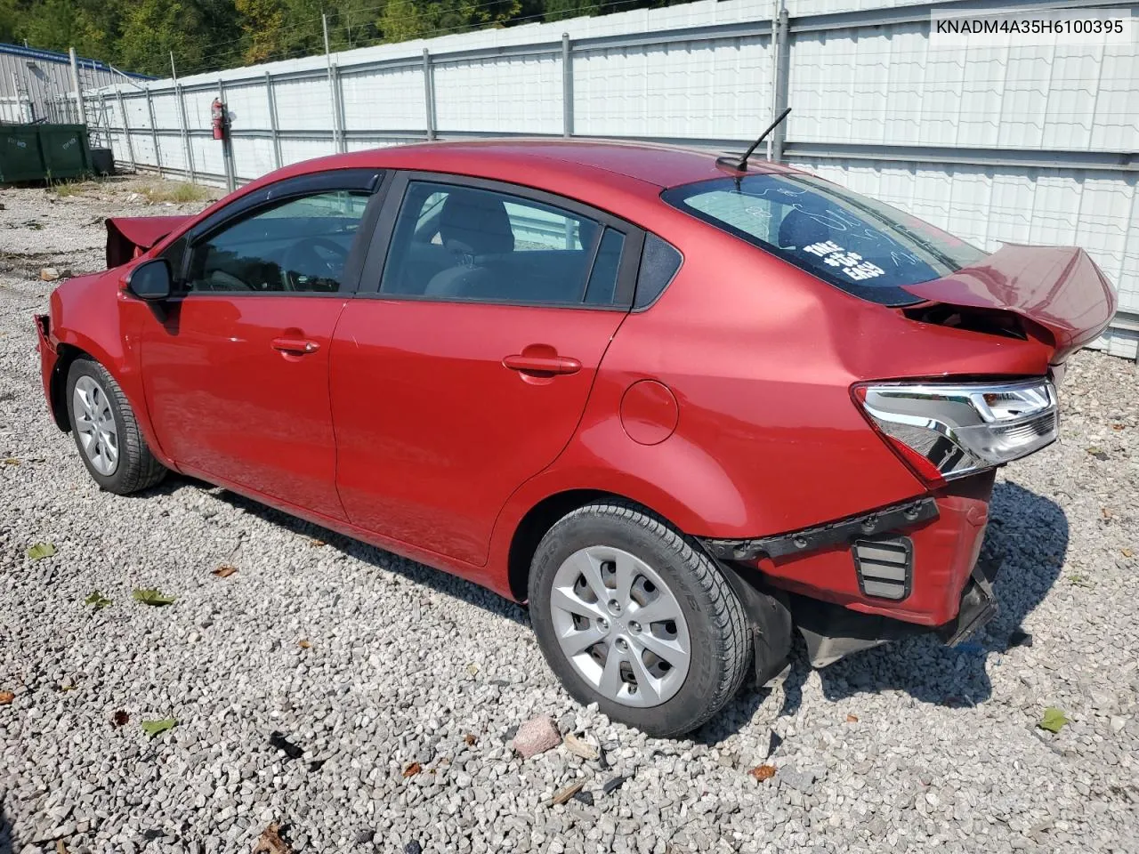 2017 Kia Rio Lx VIN: KNADM4A35H6100395 Lot: 69699684