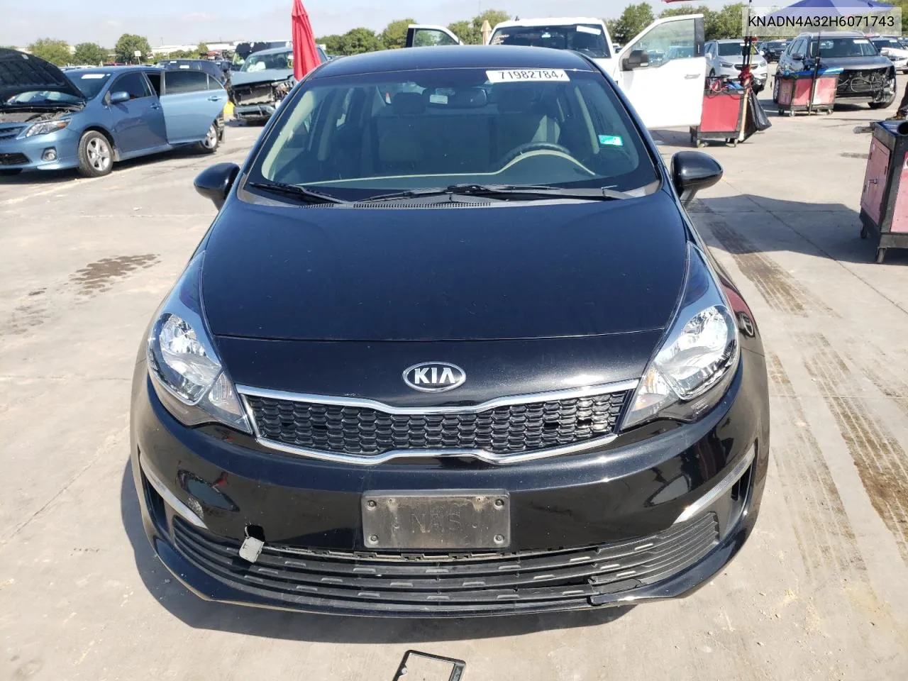 KNADN4A32H6071743 2017 Kia Rio Ex