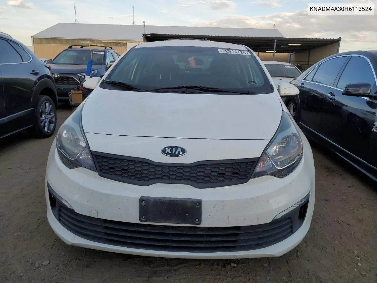 2017 Kia Rio Lx VIN: KNADM4A30H6113524 Lot: 72844724