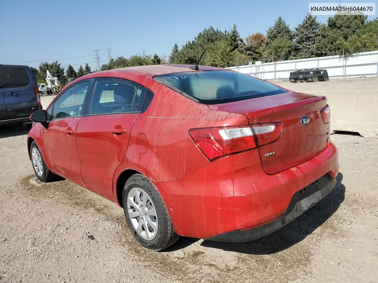 2017 Kia Rio Lx VIN: KNADM4A35H6044670 Lot: 73381074