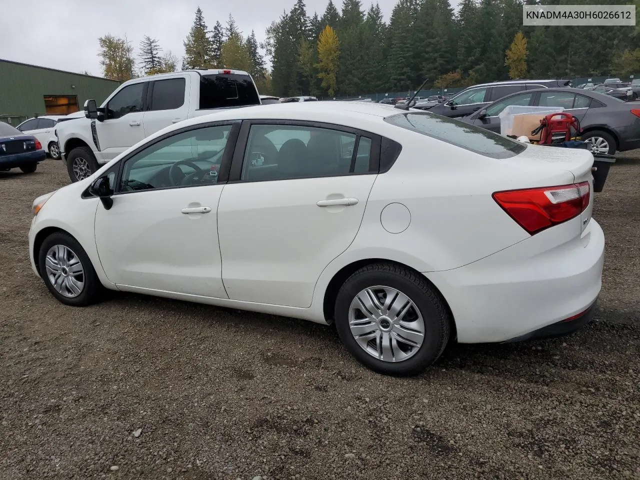 2017 Kia Rio Lx VIN: KNADM4A30H6026612 Lot: 74760324