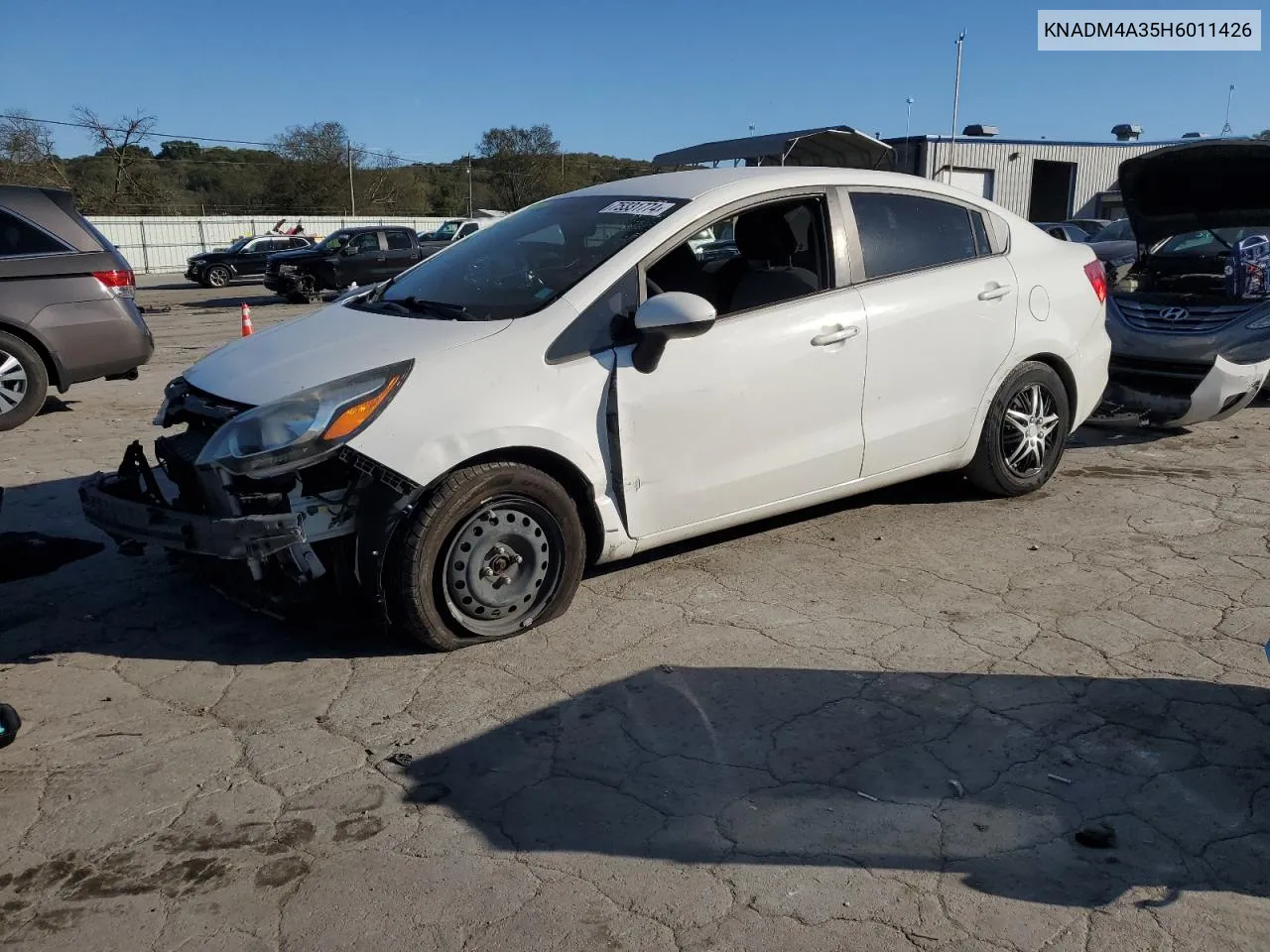 2017 Kia Rio Lx VIN: KNADM4A35H6011426 Lot: 75331774