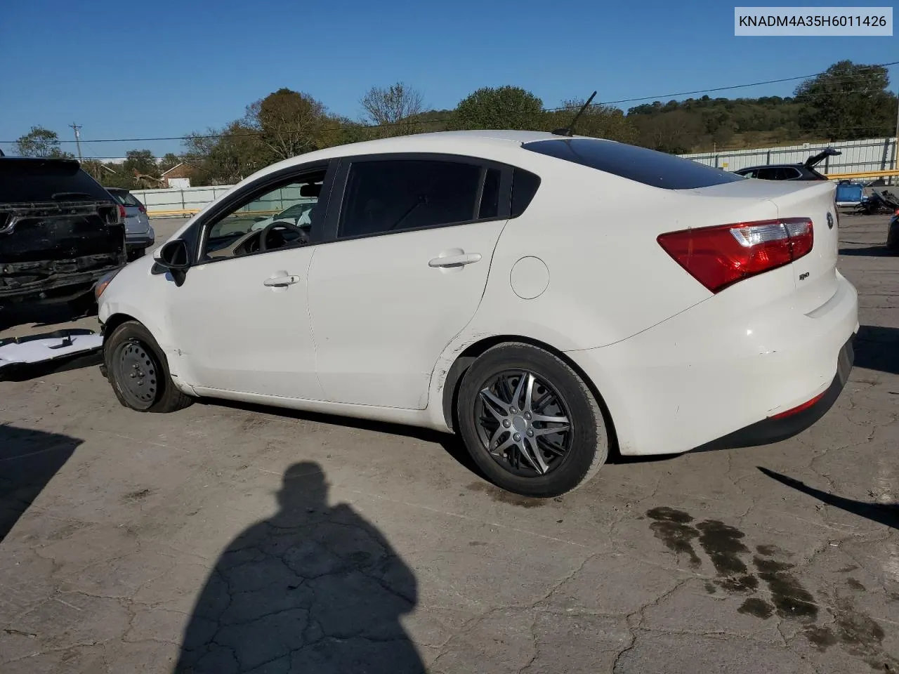 2017 Kia Rio Lx VIN: KNADM4A35H6011426 Lot: 75331774