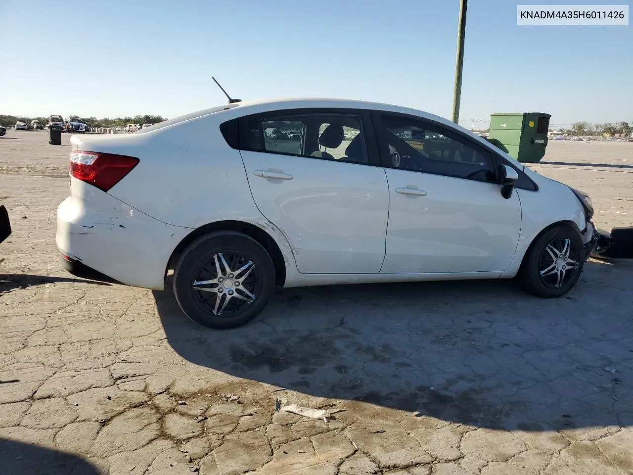 2017 Kia Rio Lx VIN: KNADM4A35H6011426 Lot: 75331774