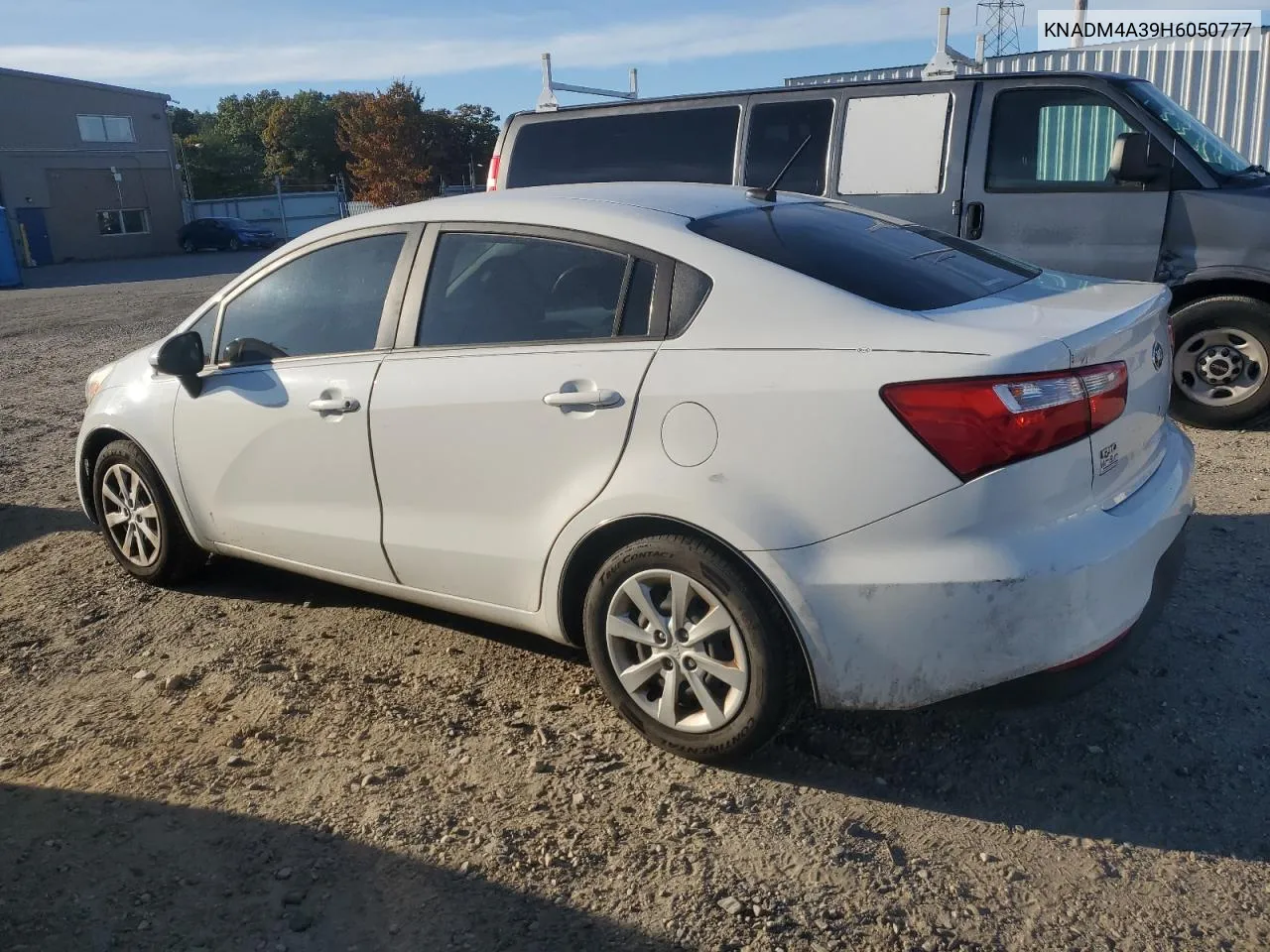 2017 Kia Rio Lx VIN: KNADM4A39H6050777 Lot: 76268704