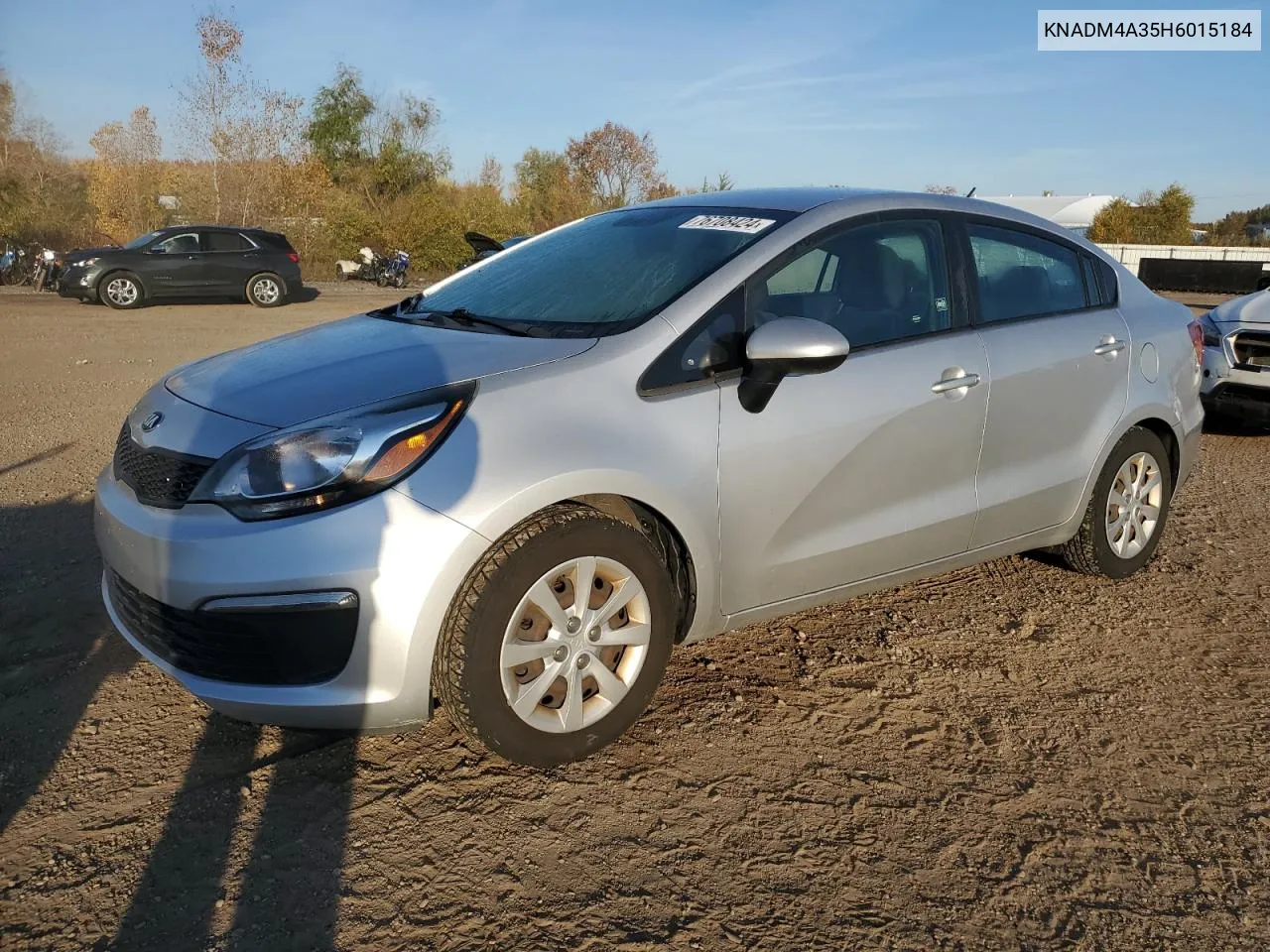 2017 Kia Rio Lx VIN: KNADM4A35H6015184 Lot: 76708424