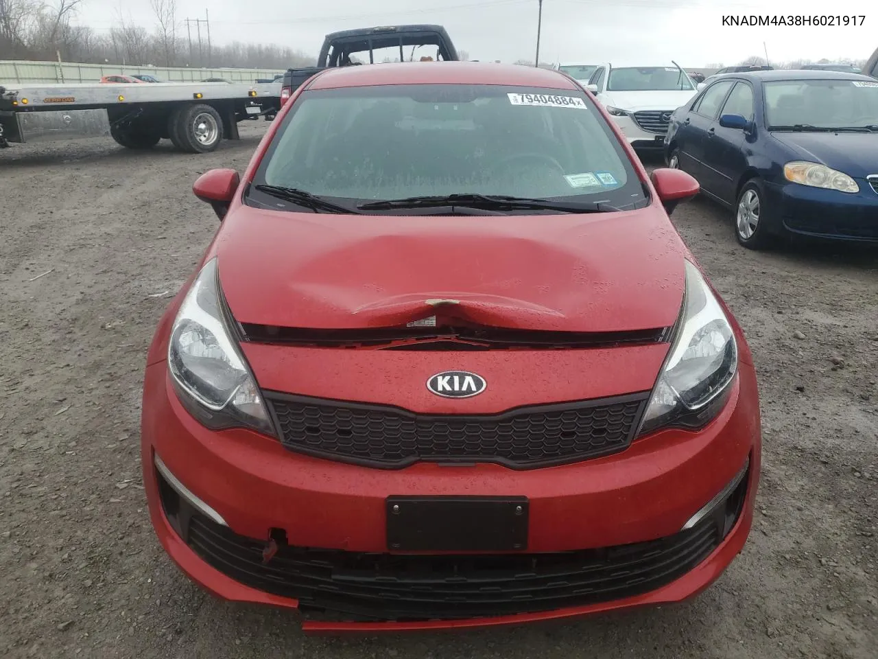 2017 Kia Rio Lx VIN: KNADM4A38H6021917 Lot: 79404884