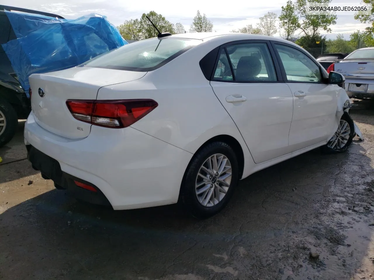 2018 Kia Rio Ex VIN: 3KPA34AB0JE062056 Lot: 52627304