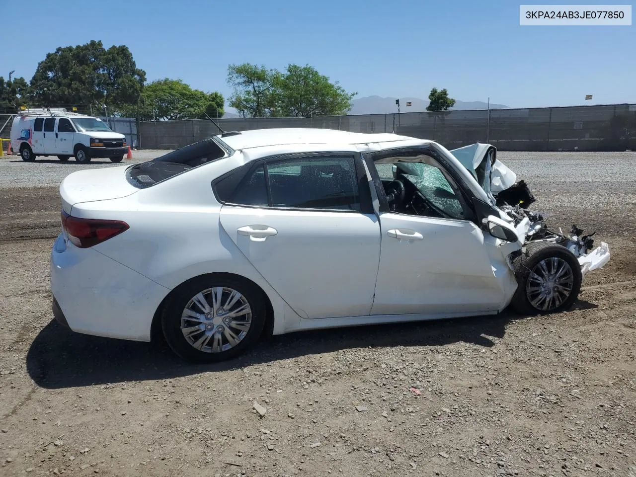 3KPA24AB3JE077850 2018 Kia Rio Lx