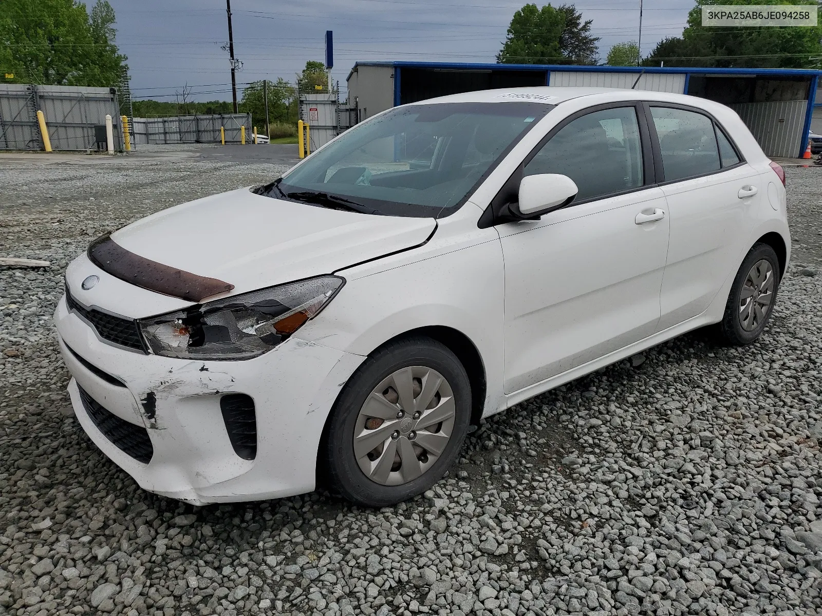 2018 Kia Rio Lx VIN: 3KPA25AB6JE094258 Lot: 60615174