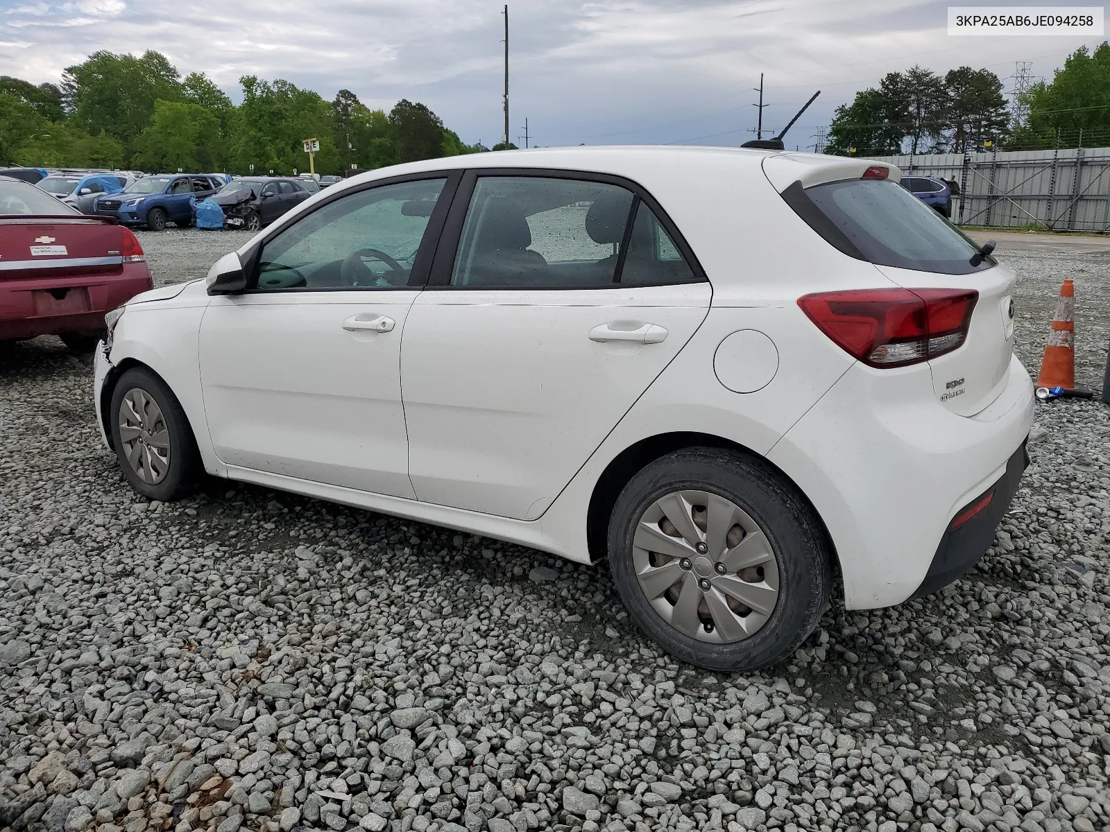 2018 Kia Rio Lx VIN: 3KPA25AB6JE094258 Lot: 60615174