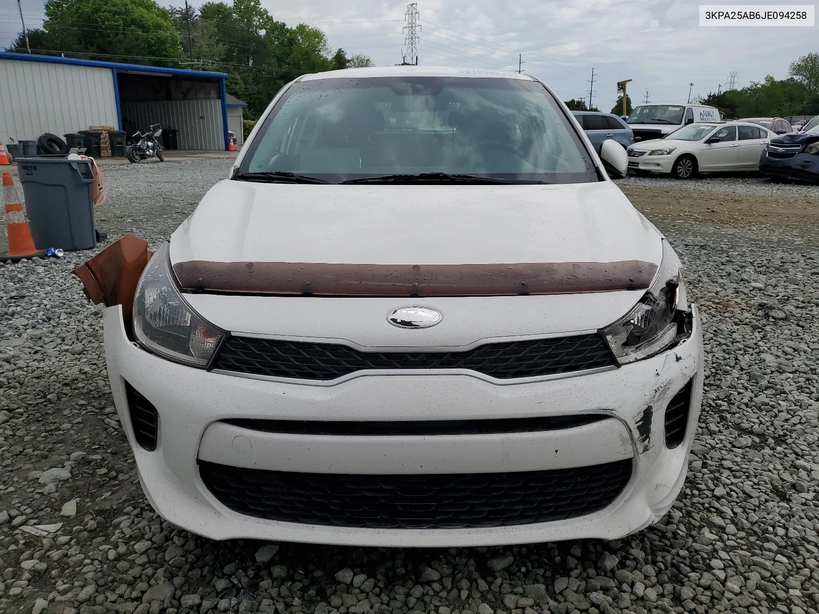 2018 Kia Rio Lx VIN: 3KPA25AB6JE094258 Lot: 60615174