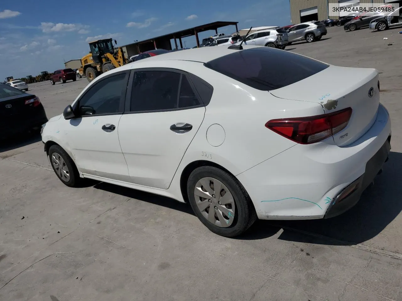 3KPA24AB4JE059485 2018 Kia Rio Lx