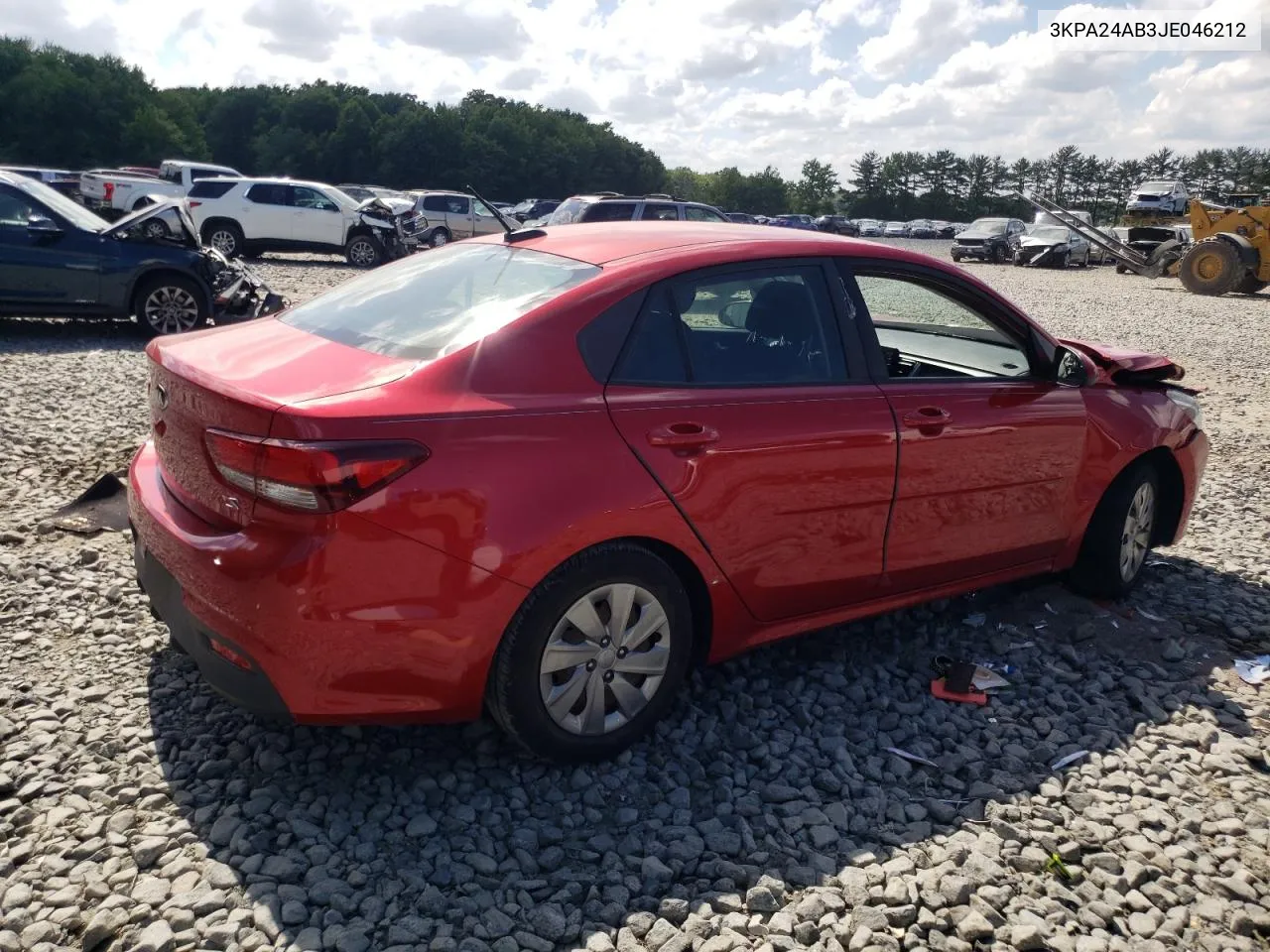 2018 Kia Rio Lx VIN: 3KPA24AB3JE046212 Lot: 62247204