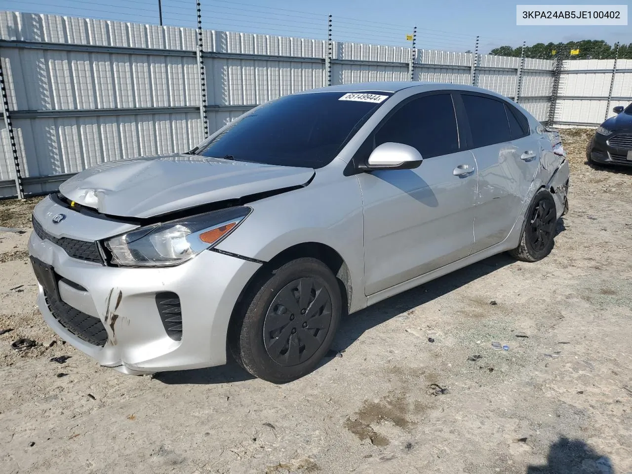 2018 Kia Rio Lx VIN: 3KPA24AB5JE100402 Lot: 65149944