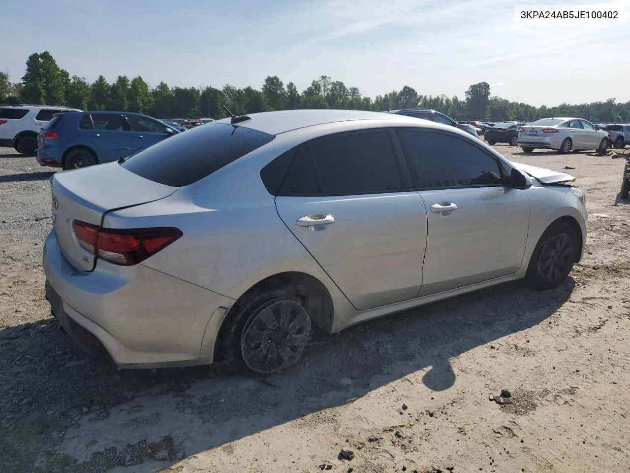 2018 Kia Rio Lx VIN: 3KPA24AB5JE100402 Lot: 65149944