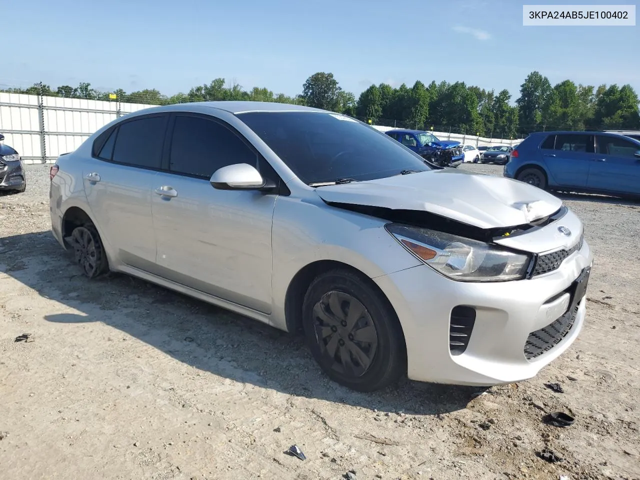 2018 Kia Rio Lx VIN: 3KPA24AB5JE100402 Lot: 65149944