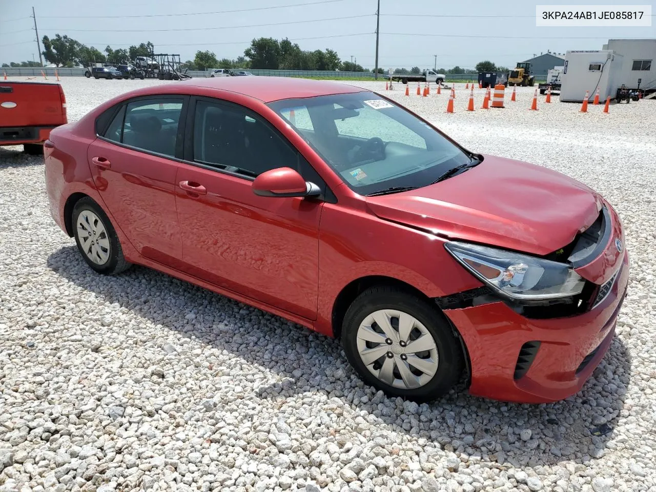 2018 Kia Rio Lx VIN: 3KPA24AB1JE085817 Lot: 65478194