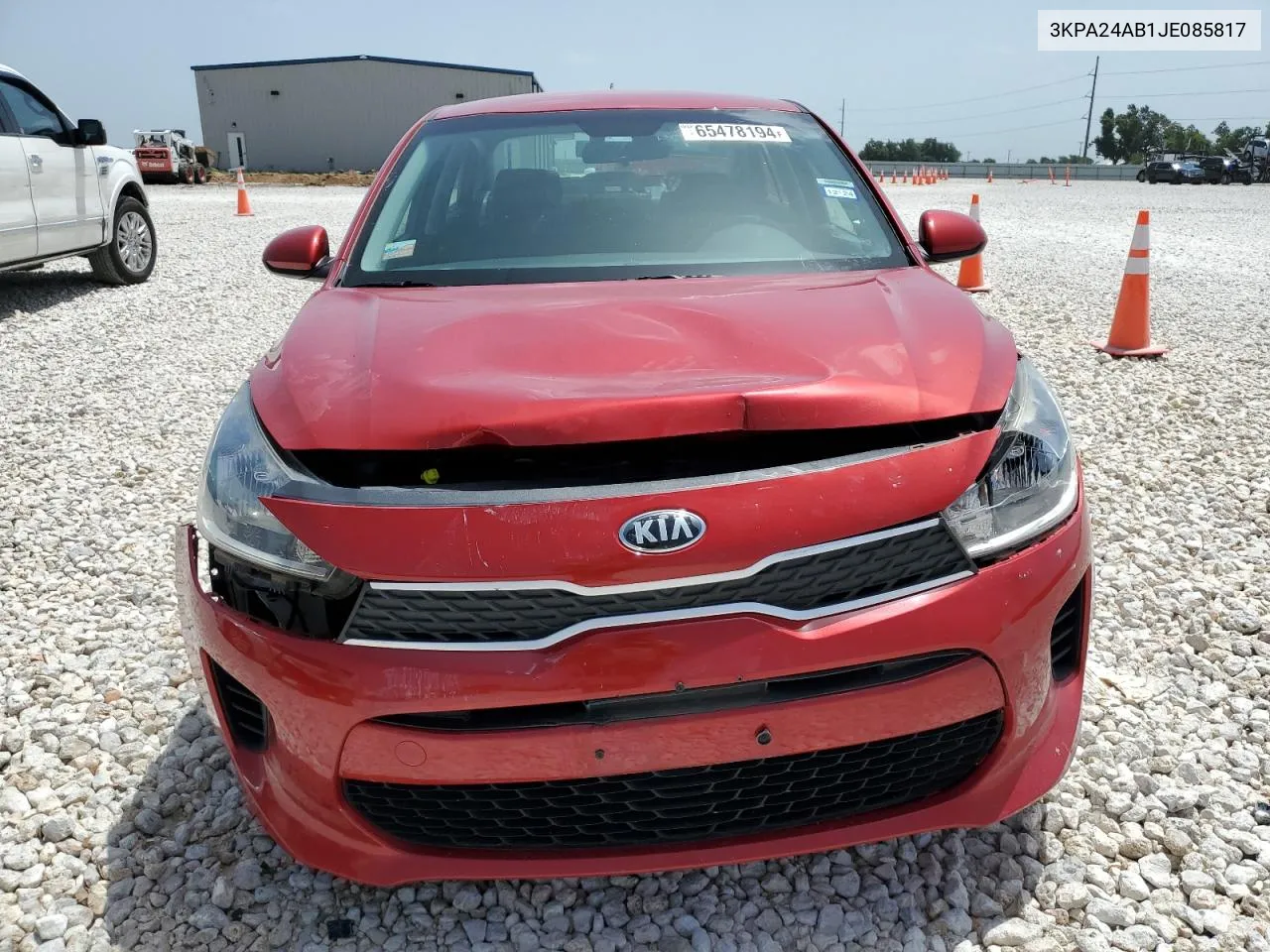 2018 Kia Rio Lx VIN: 3KPA24AB1JE085817 Lot: 65478194