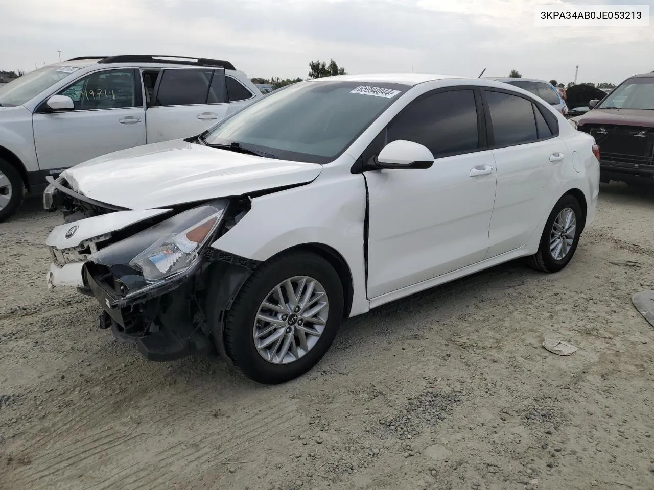 2018 Kia Rio Ex VIN: 3KPA34AB0JE053213 Lot: 65994044