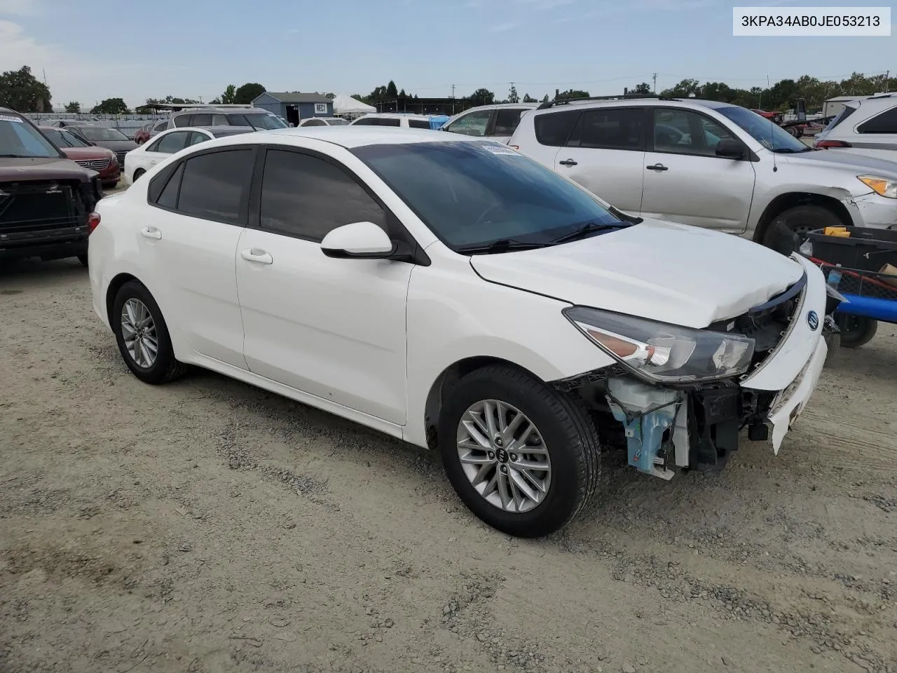 2018 Kia Rio Ex VIN: 3KPA34AB0JE053213 Lot: 65994044