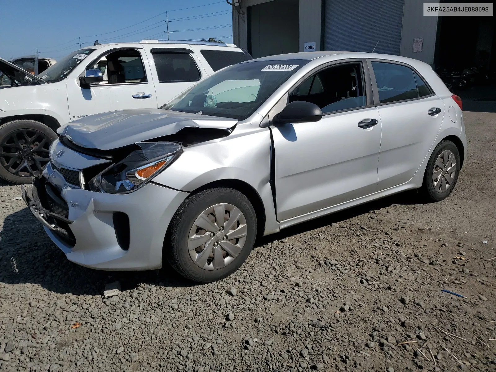 2018 Kia Rio Lx VIN: 3KPA25AB4JE088698 Lot: 66136404