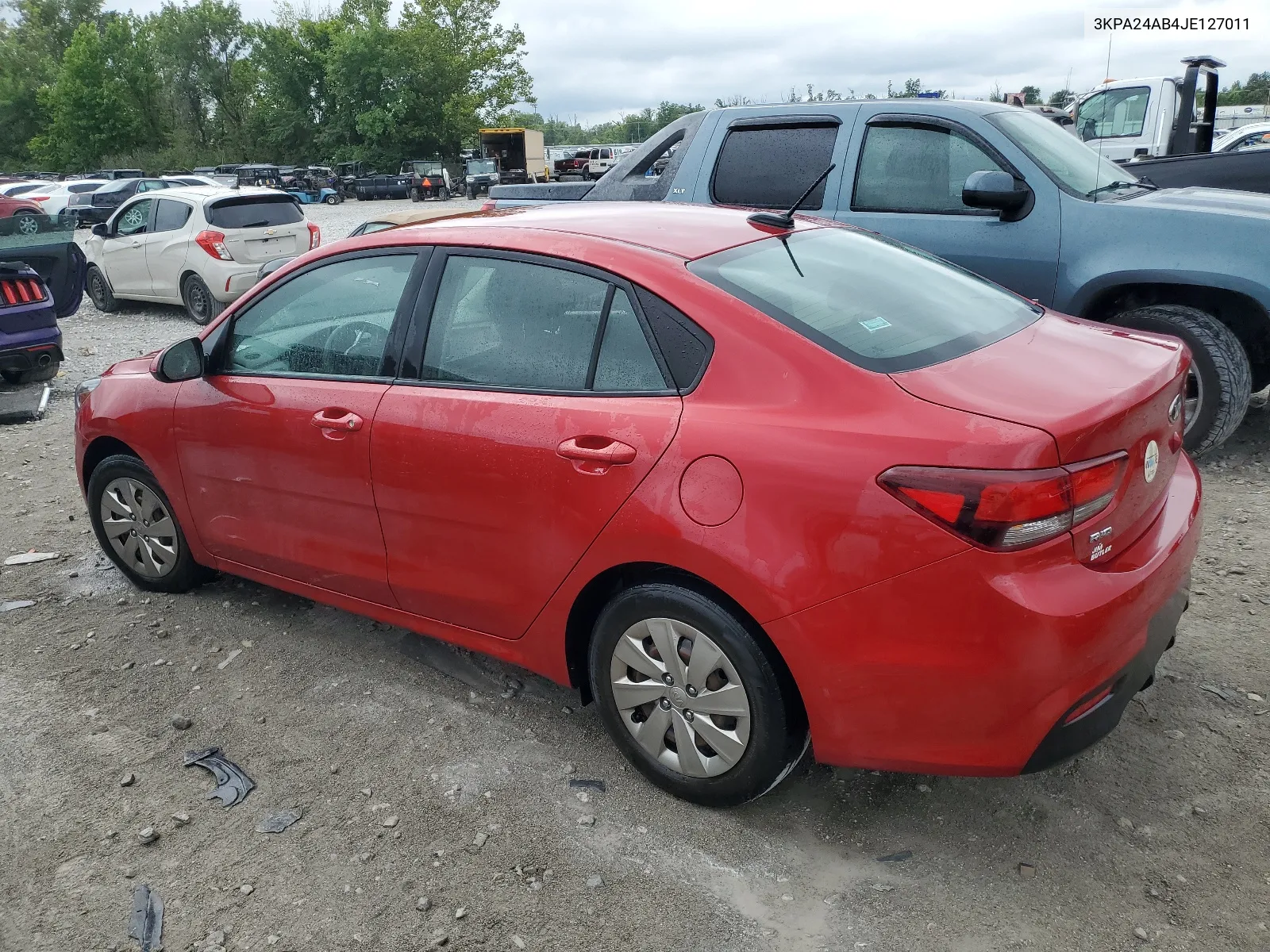 2018 Kia Rio Lx VIN: 3KPA24AB4JE127011 Lot: 66307074