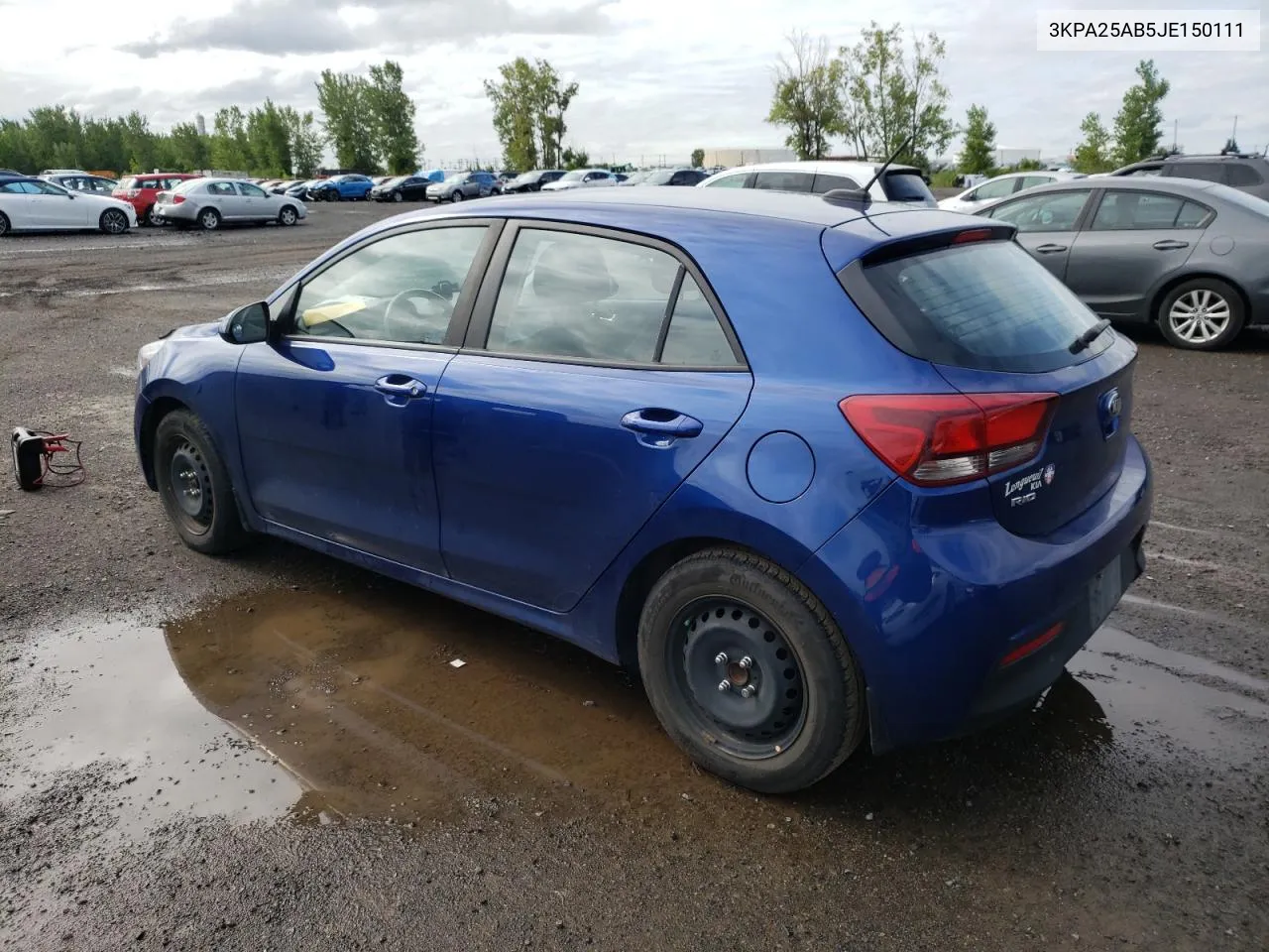 2018 Kia Rio Lx VIN: 3KPA25AB5JE150111 Lot: 67357514