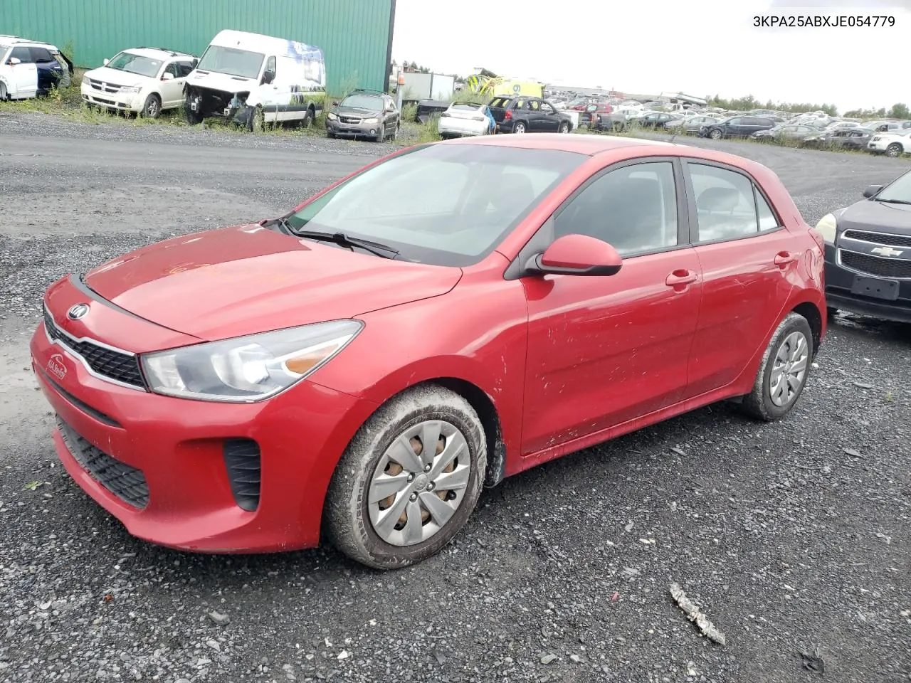 2018 Kia Rio Lx VIN: 3KPA25ABXJE054779 Lot: 67962154