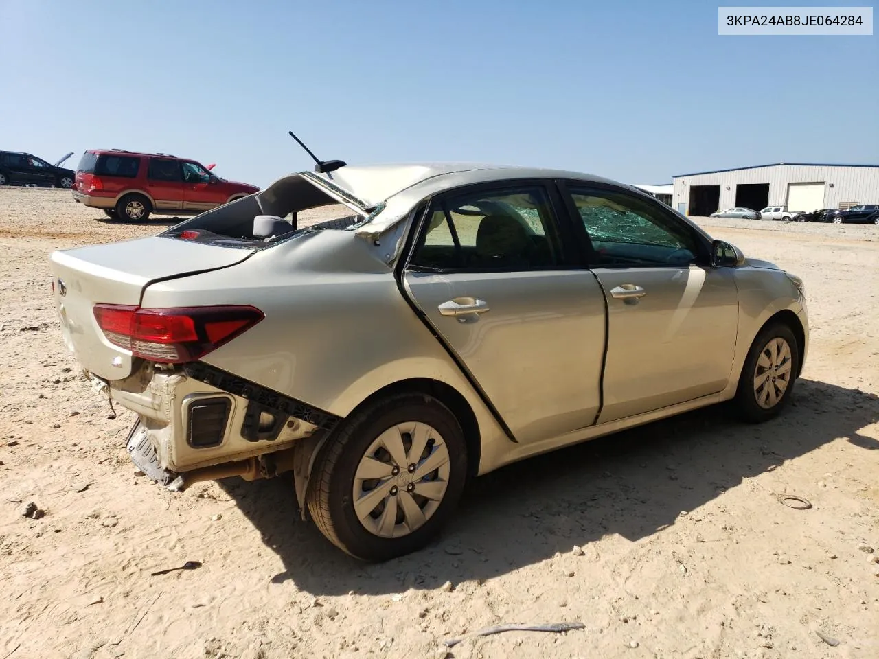 2018 Kia Rio Lx VIN: 3KPA24AB8JE064284 Lot: 68186384