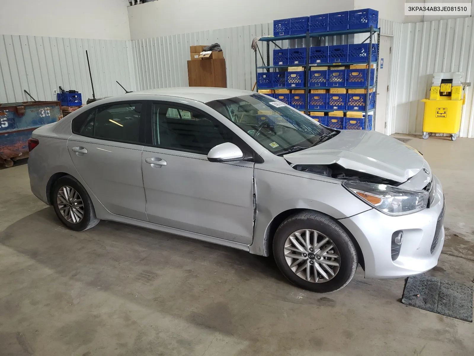 3KPA34AB3JE081510 2018 Kia Rio Ex