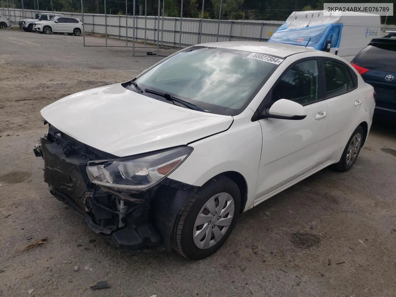 3KPA24ABXJE076789 2018 Kia Rio Lx