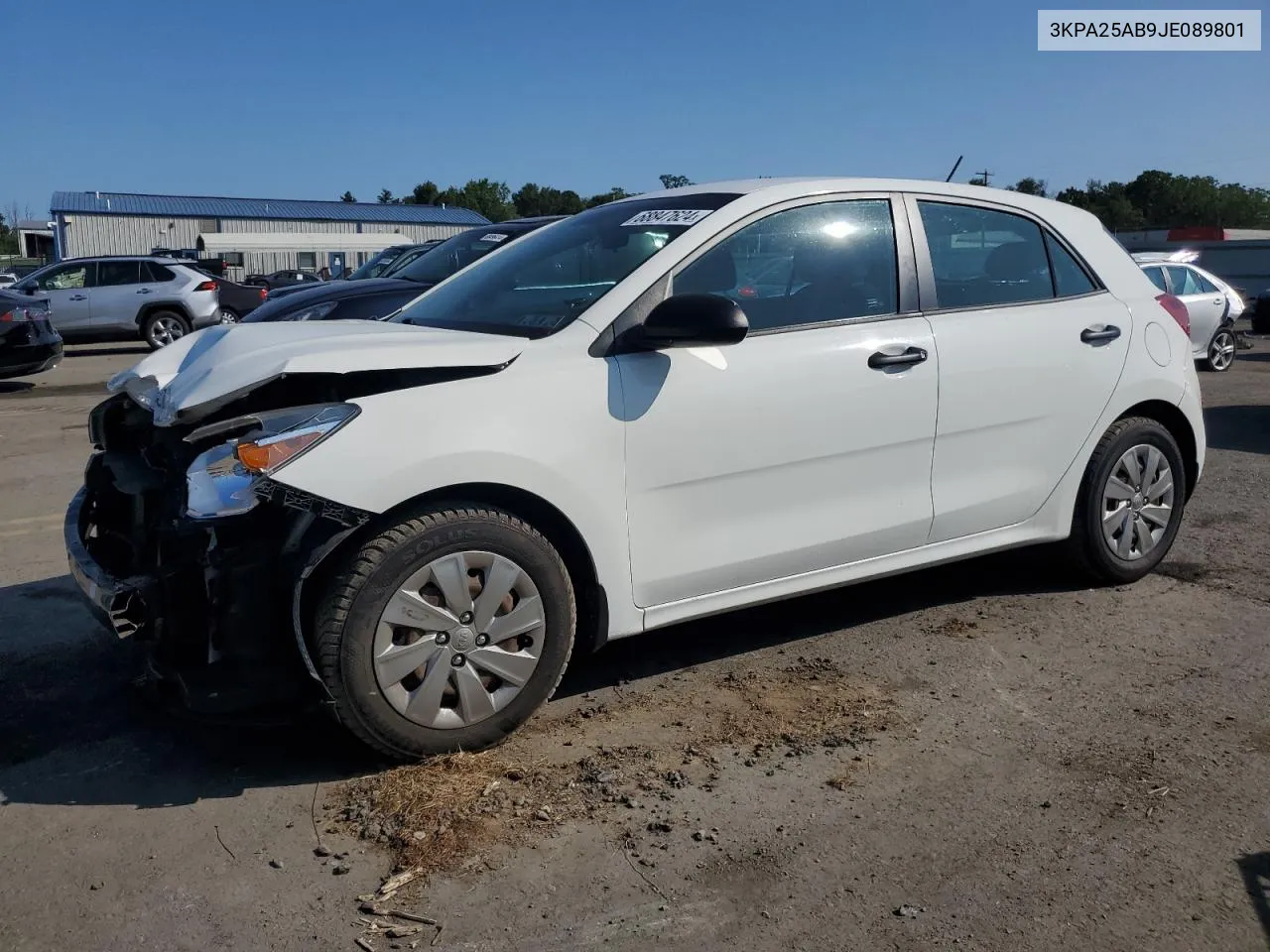 2018 Kia Rio Lx VIN: 3KPA25AB9JE089801 Lot: 68847624