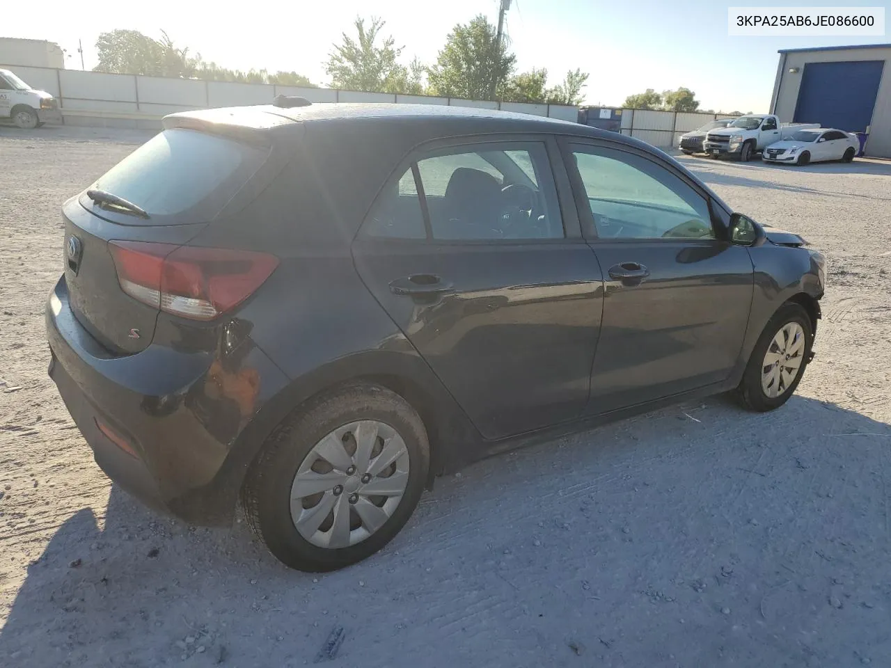 2018 Kia Rio Lx VIN: 3KPA25AB6JE086600 Lot: 68854314