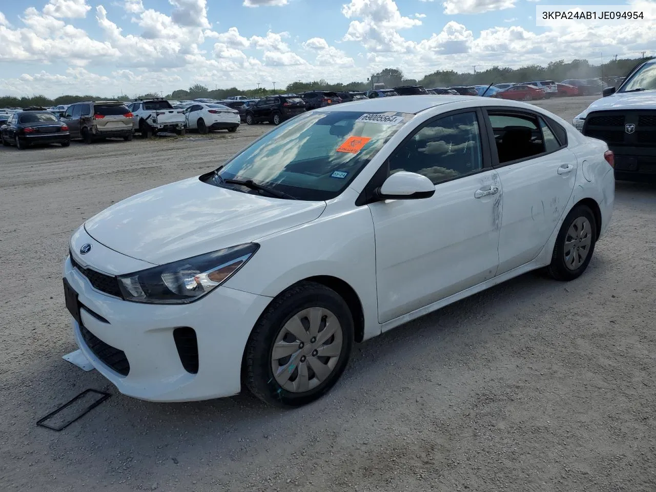 2018 Kia Rio Lx VIN: 3KPA24AB1JE094954 Lot: 69005564