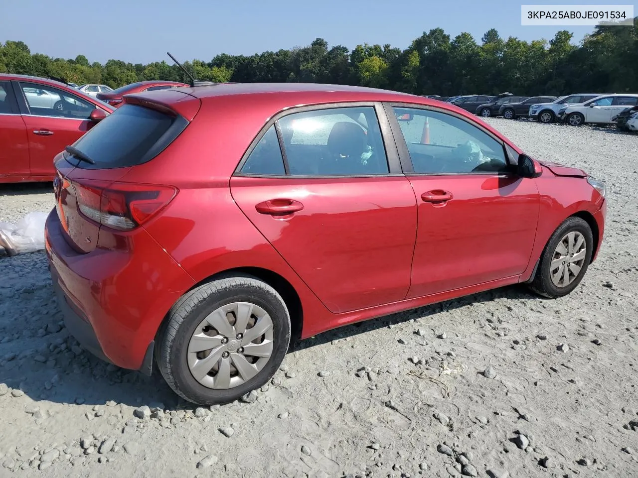 2018 Kia Rio Lx VIN: 3KPA25AB0JE091534 Lot: 69180374