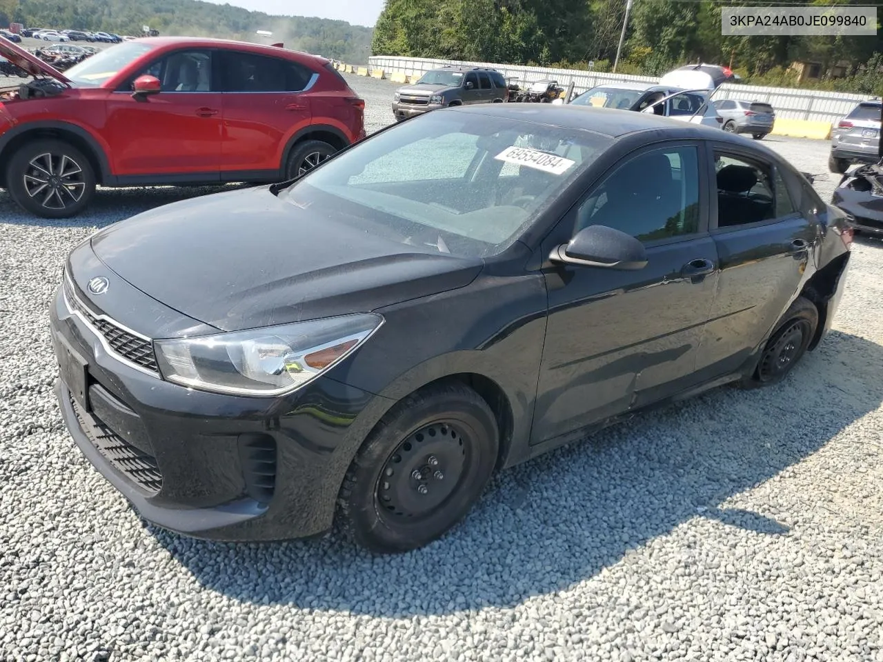 2018 Kia Rio Lx VIN: 3KPA24AB0JE099840 Lot: 69554084