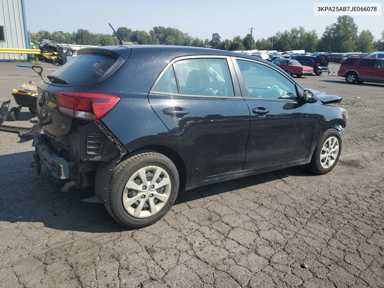 2018 Kia Rio Lx VIN: 3KPA25AB7JE066078 Lot: 70134704