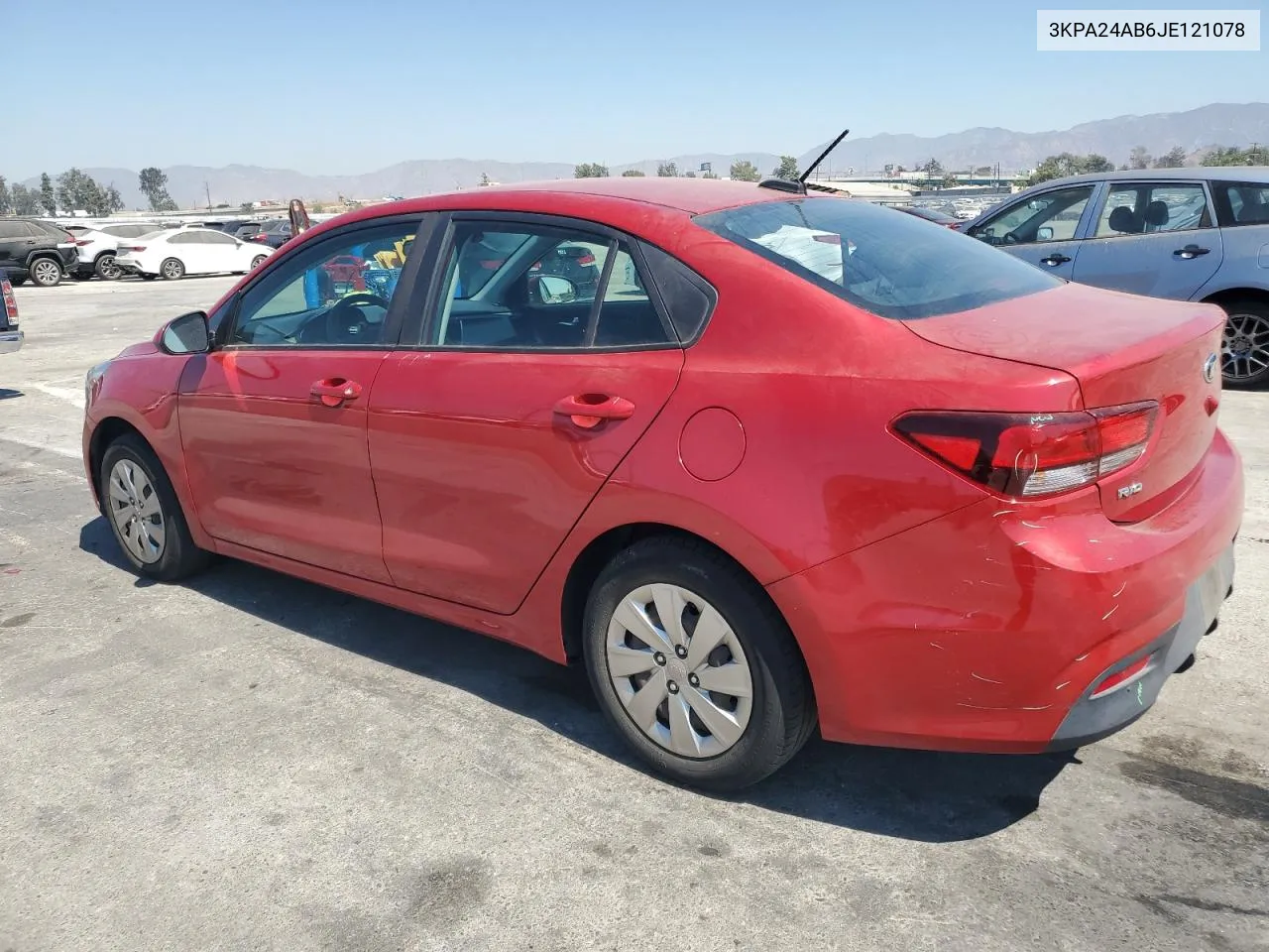 2018 Kia Rio Lx VIN: 3KPA24AB6JE121078 Lot: 70457224