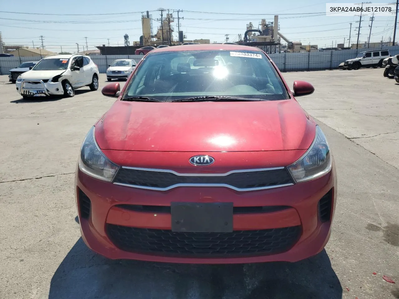 2018 Kia Rio Lx VIN: 3KPA24AB6JE121078 Lot: 70457224