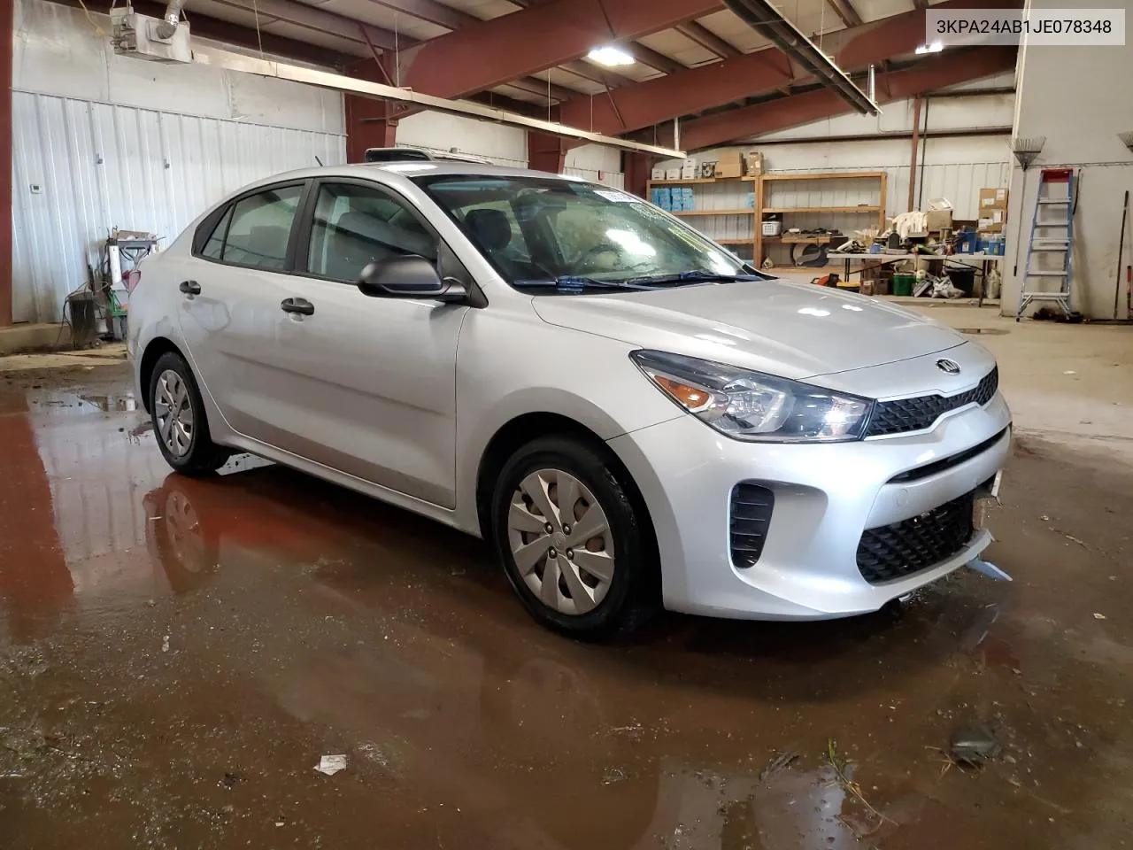 2018 Kia Rio Lx VIN: 3KPA24AB1JE078348 Lot: 70867434