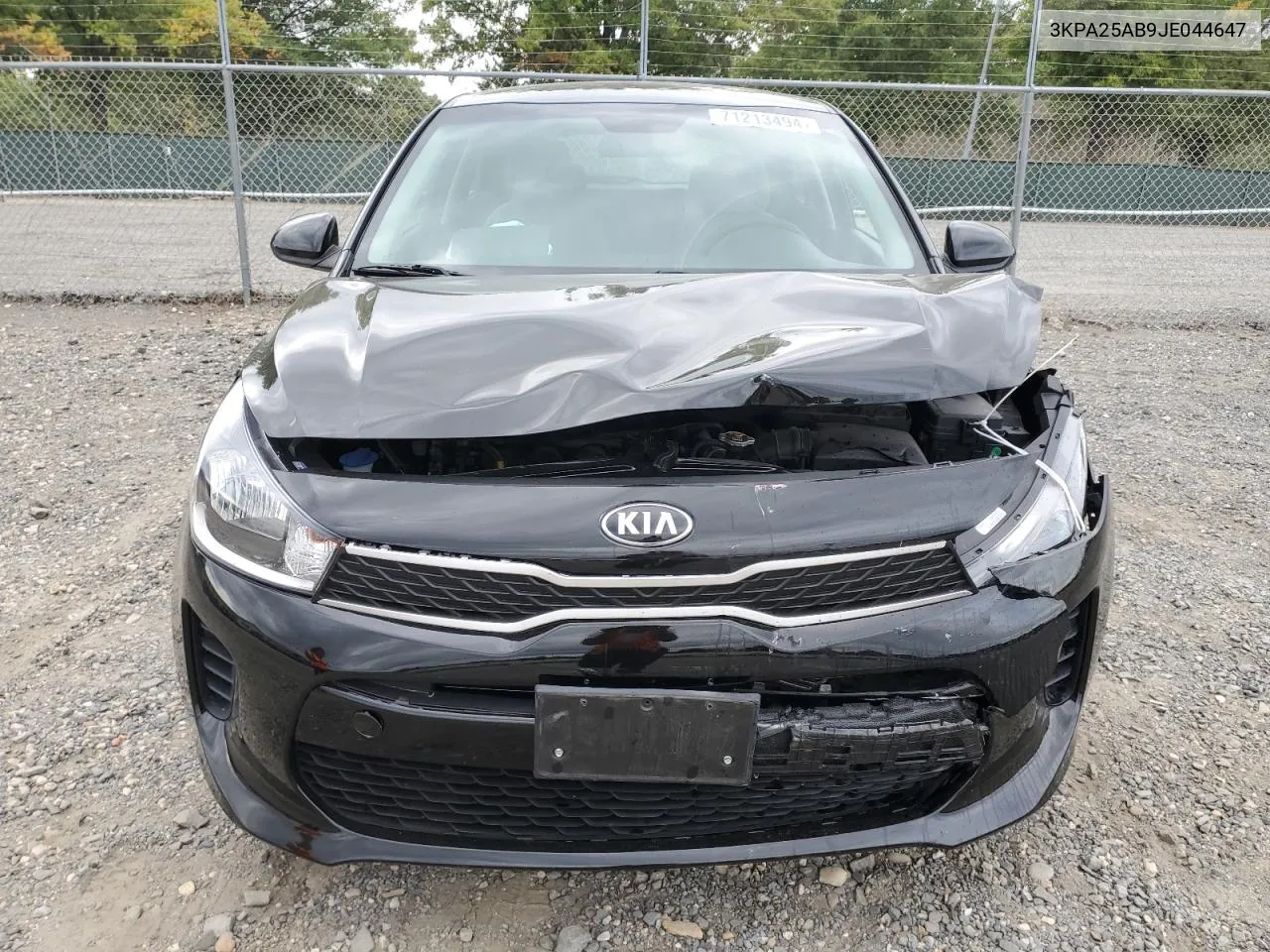 2018 Kia Rio Lx VIN: 3KPA25AB9JE044647 Lot: 71213494