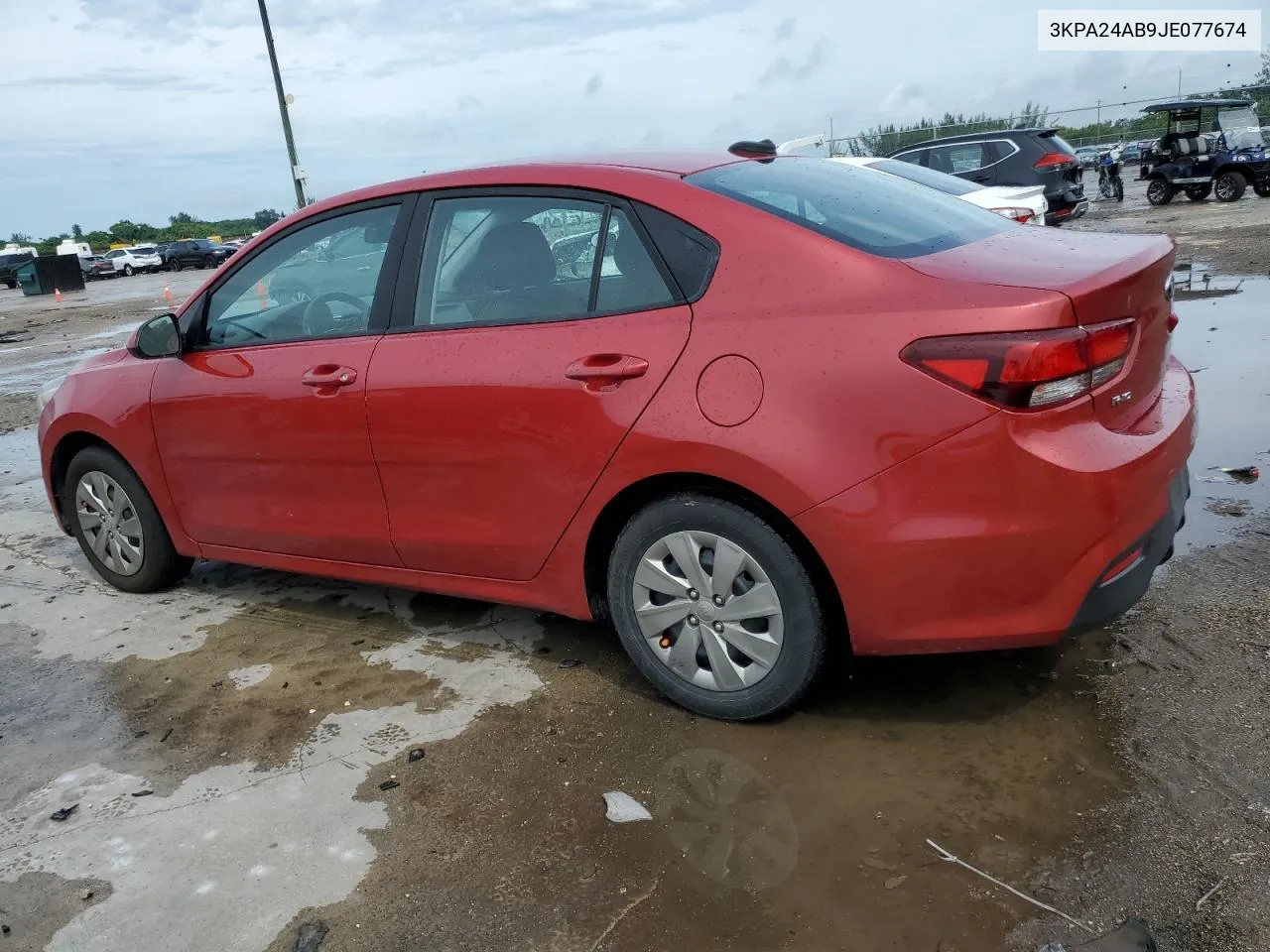 2018 Kia Rio Lx VIN: 3KPA24AB9JE077674 Lot: 71444404