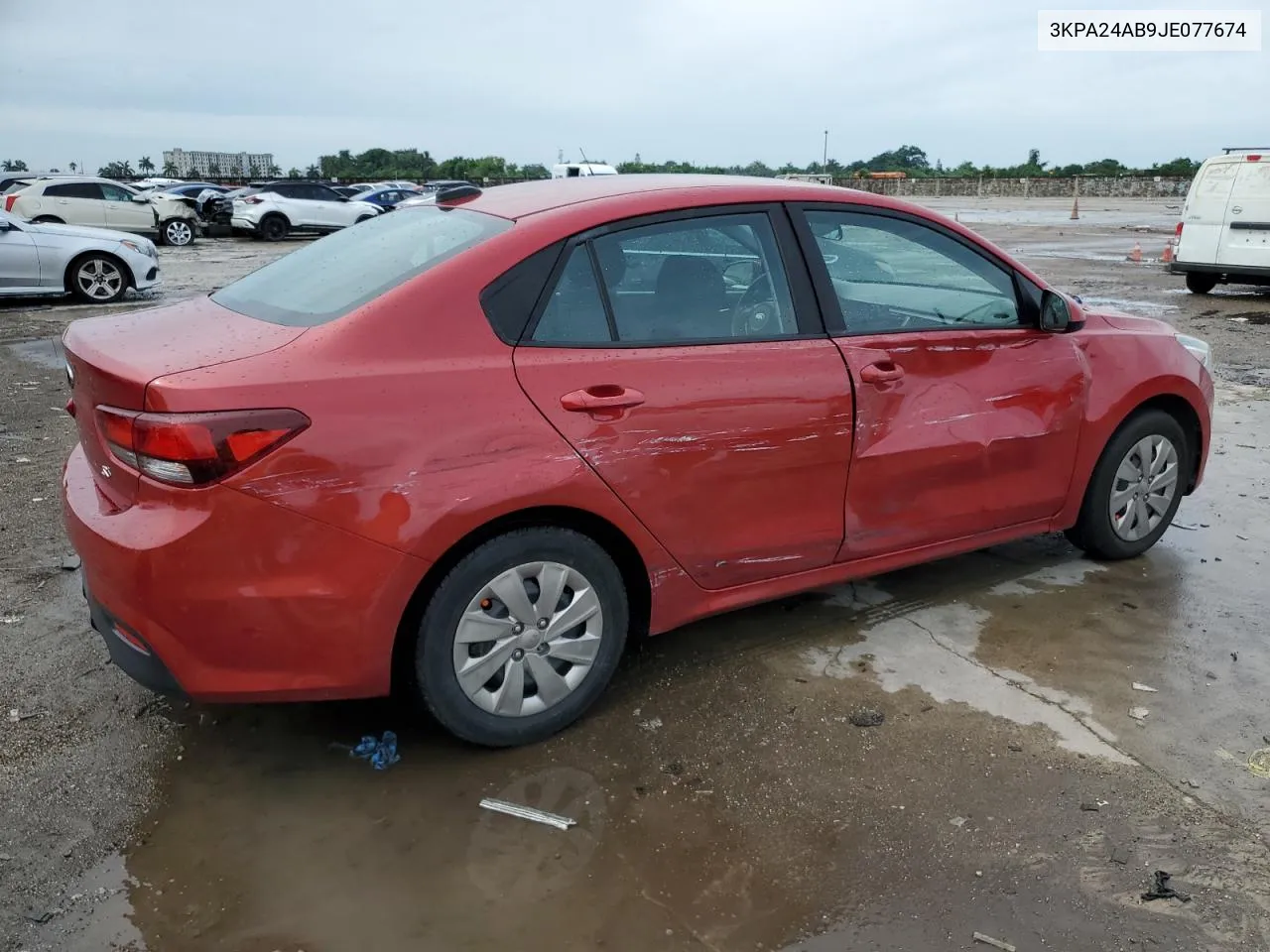 2018 Kia Rio Lx VIN: 3KPA24AB9JE077674 Lot: 71444404