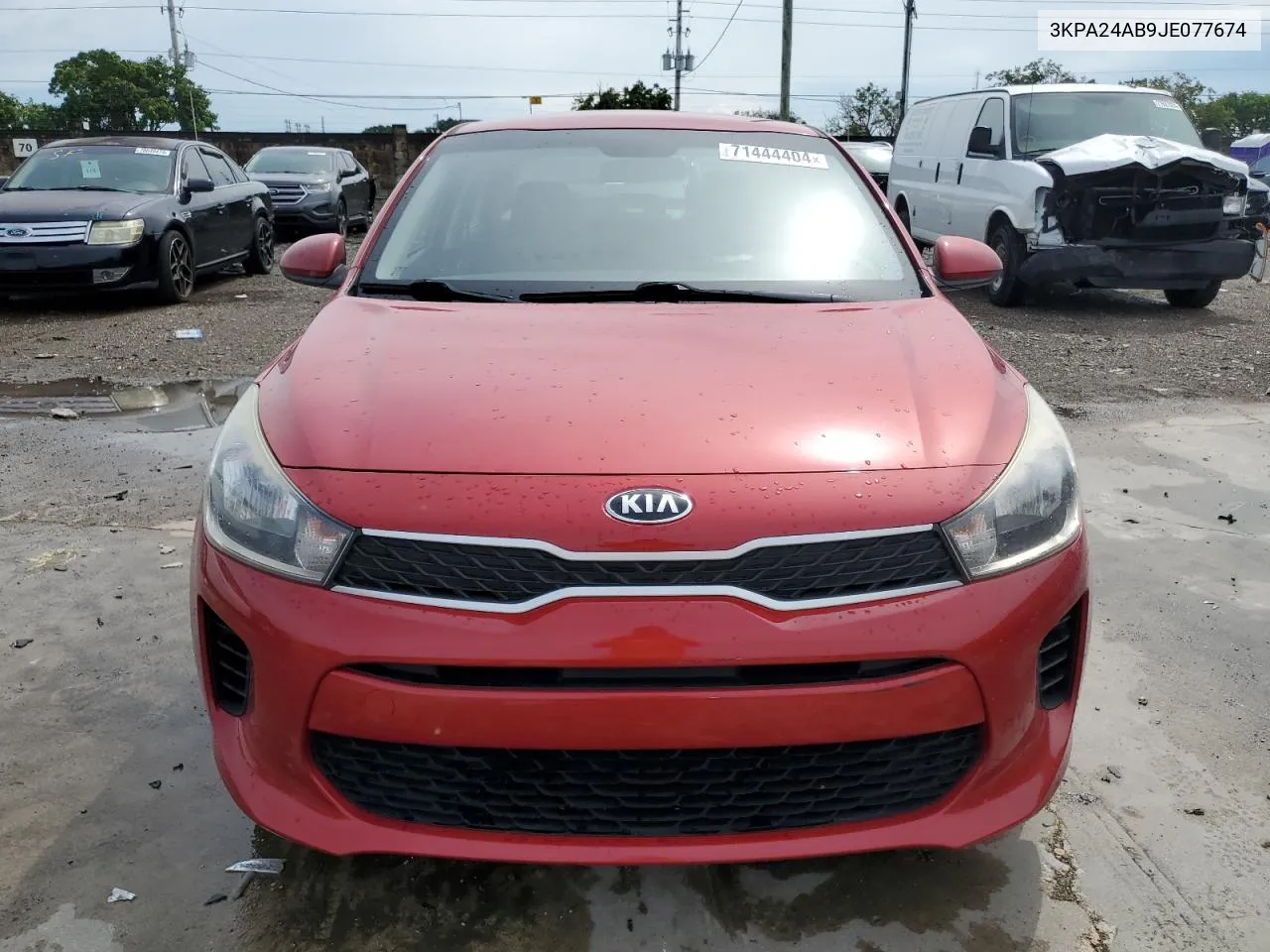 2018 Kia Rio Lx VIN: 3KPA24AB9JE077674 Lot: 71444404